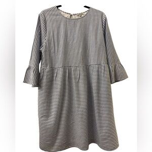 JODIFL Navy and White Striped Dress